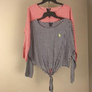 Two pollo assn knotted shirts